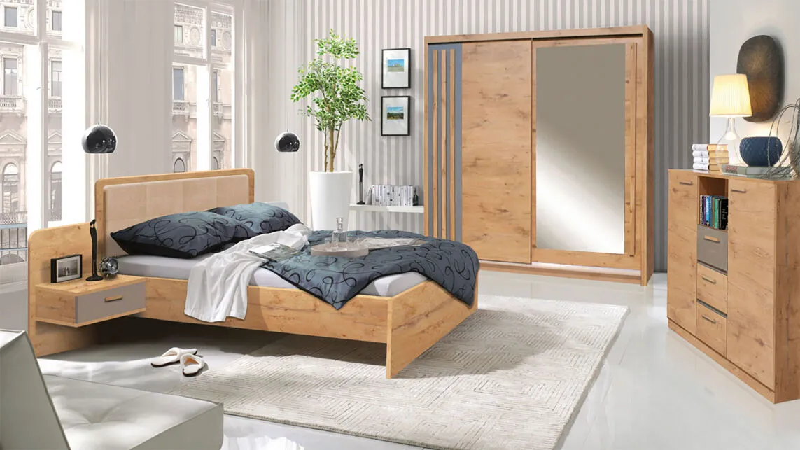 BA-IK100983-4 Moderni komoda EF2 su elegantišku minimalistiniu dizainu