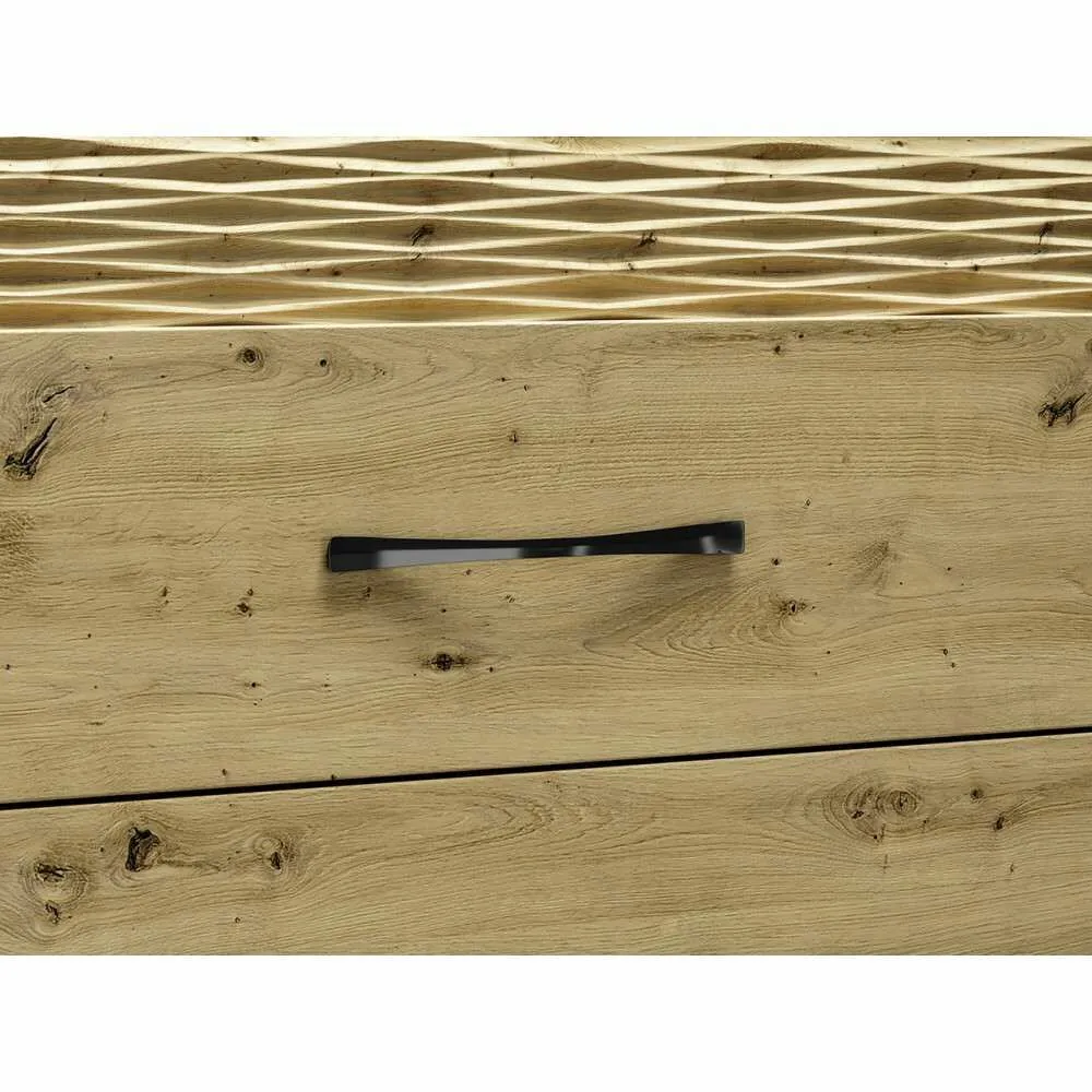 BA-SG100262-4 Moderni balta komoda ARTIS 09 su elegantiškais stalčiais
