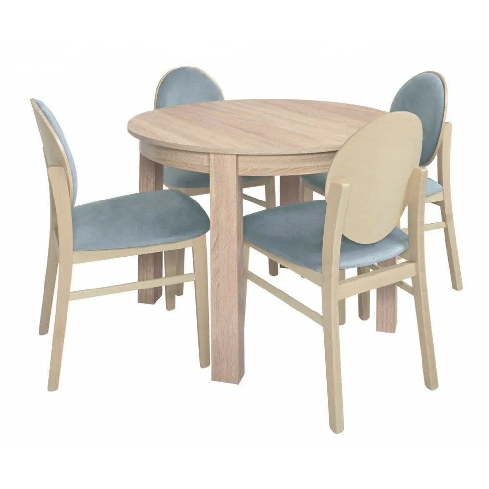 BA-SG100421-1 Išskleidžiamas stalas BERNARDIN ąžuolas sonoma
