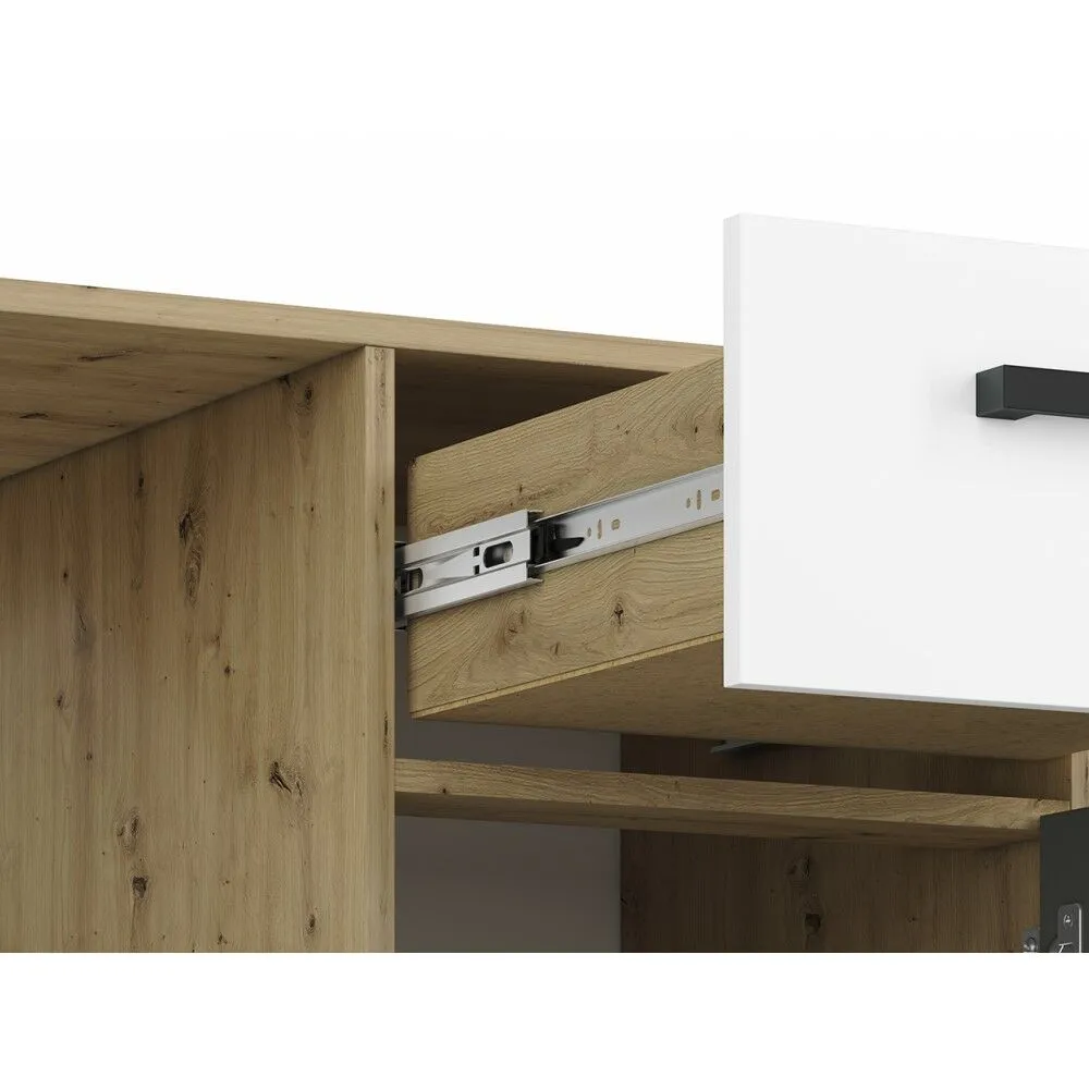 BA-SG100921-4 Šiuolaikinis rašomasis stalas FINI 08 su minimalistiniu dizainu