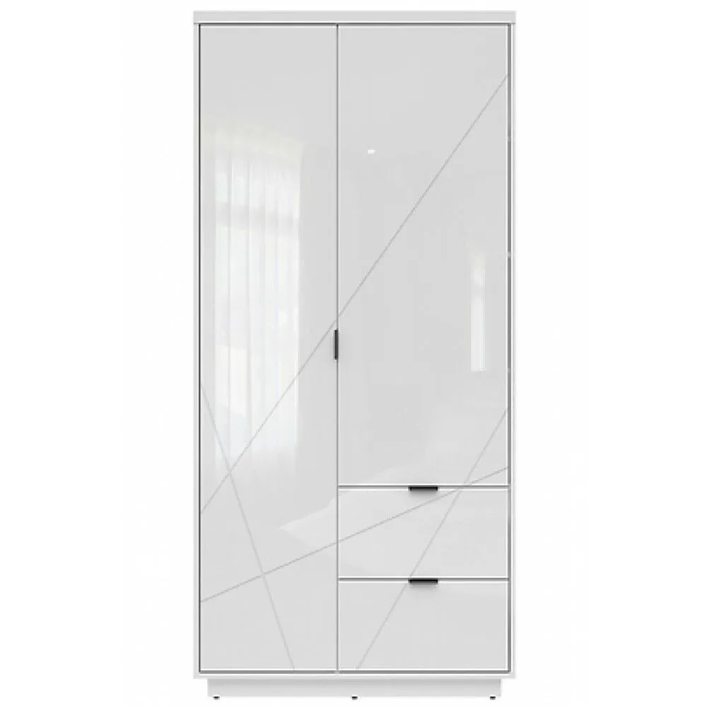 BA-SG100958-5 Moderni balta spinta FORN su stalčiais ir durelėmis