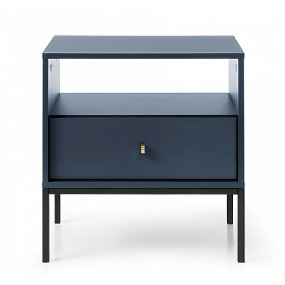 BA-SG101743-5 Naktinė spintelė MONOS G MS54 moderni balta su stalčiumi