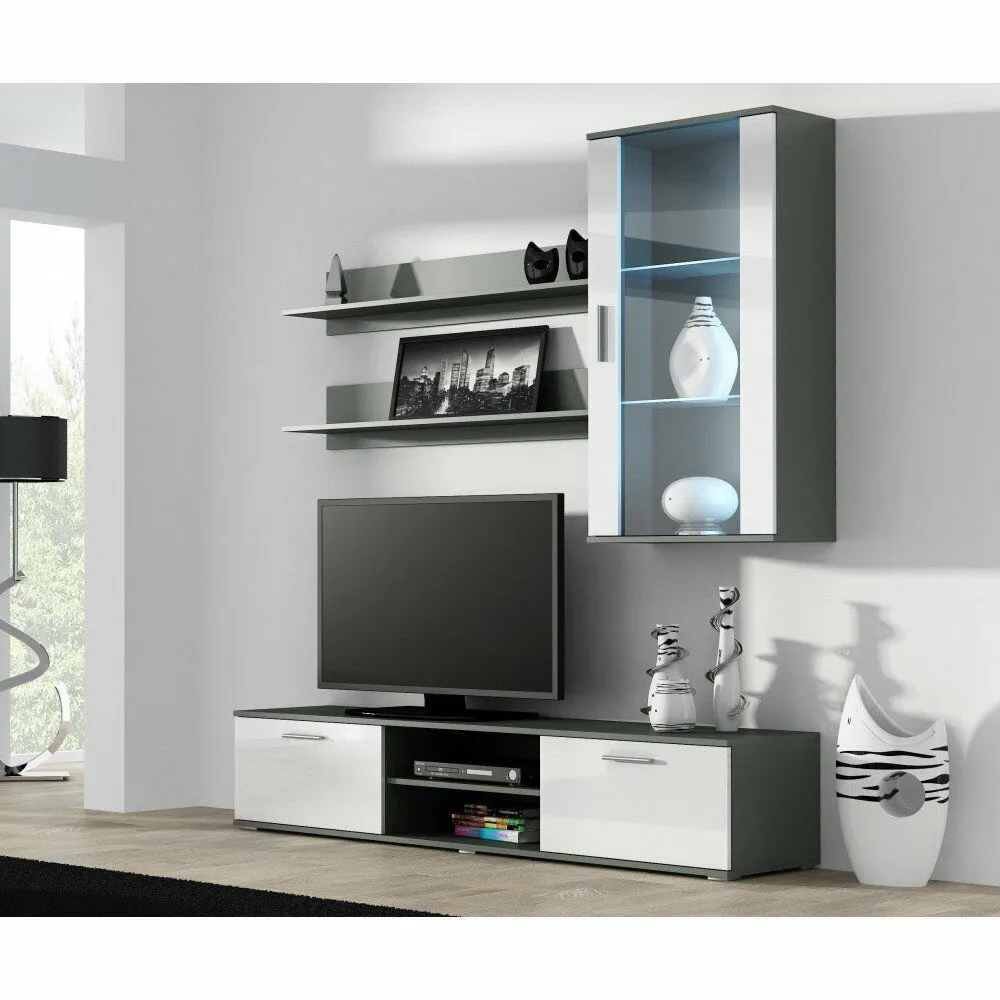 BA-SG102420-1 Sekcija SOHO 5 pilka-balta blizgi