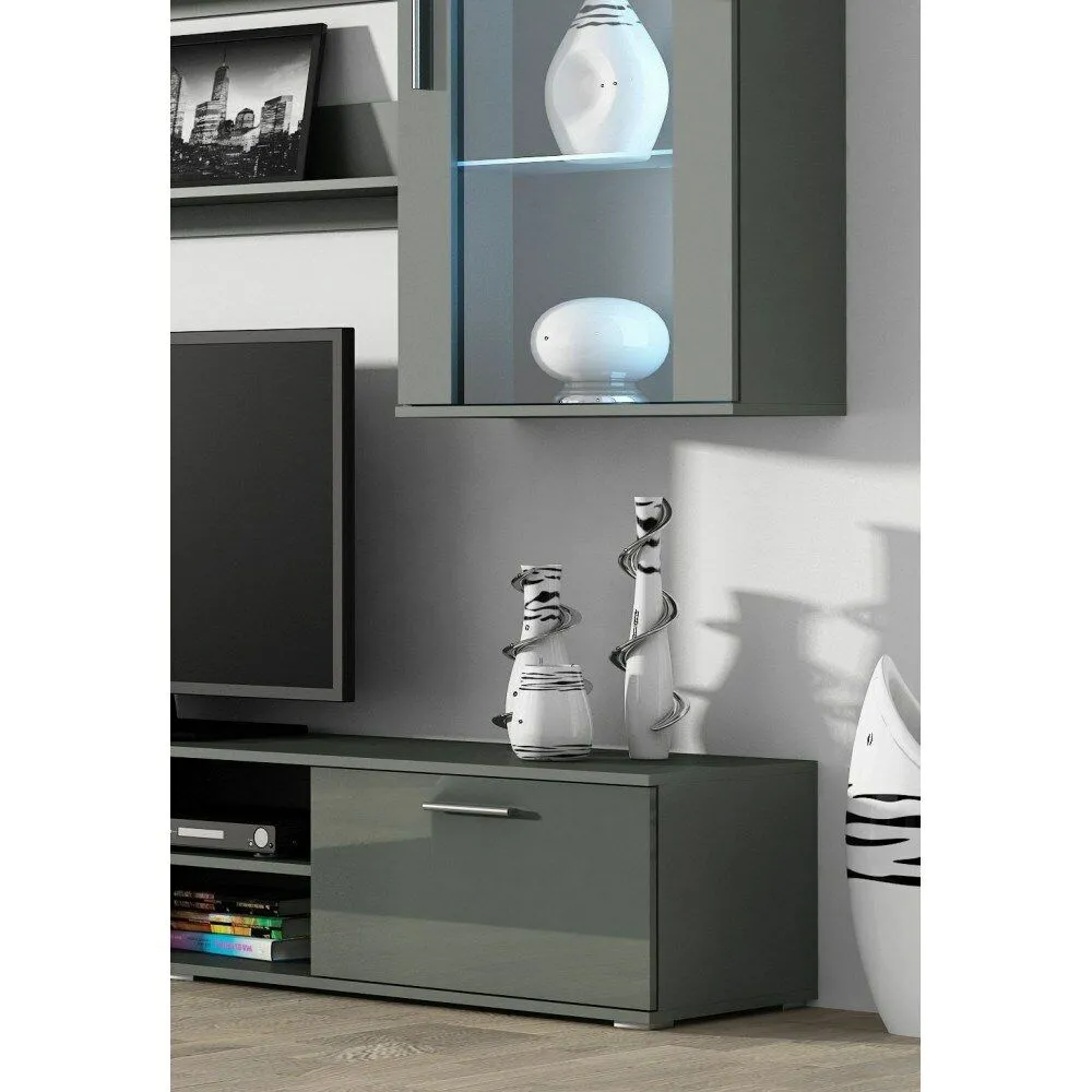 BA-SG102421-2 Pilka blizgi SOHO 5 sekcija moderniam interjerui