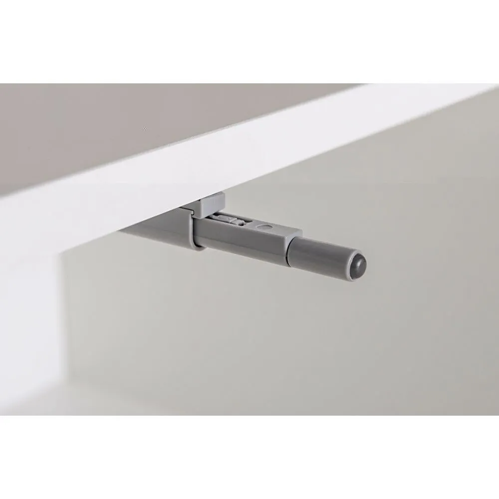 BA-SG102499-3 Juoda SWITCH II sekcija su moderniomis lentynomis ir spinta