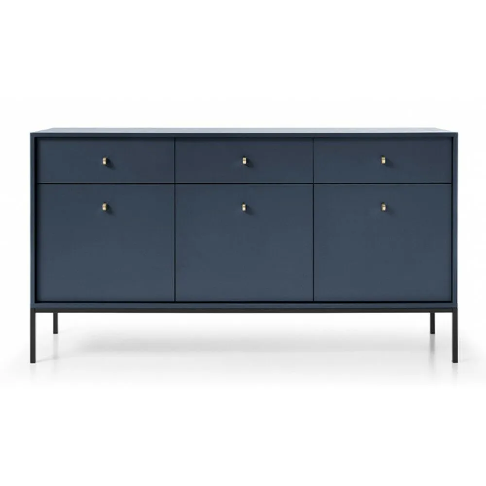 BA-SG103077-4 Moderni balta komoda MONOS G su talpiais stalčiais