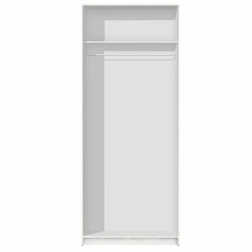BA-SG103382-2 Moderni dviejų durų spinta NEPO su lentynomis