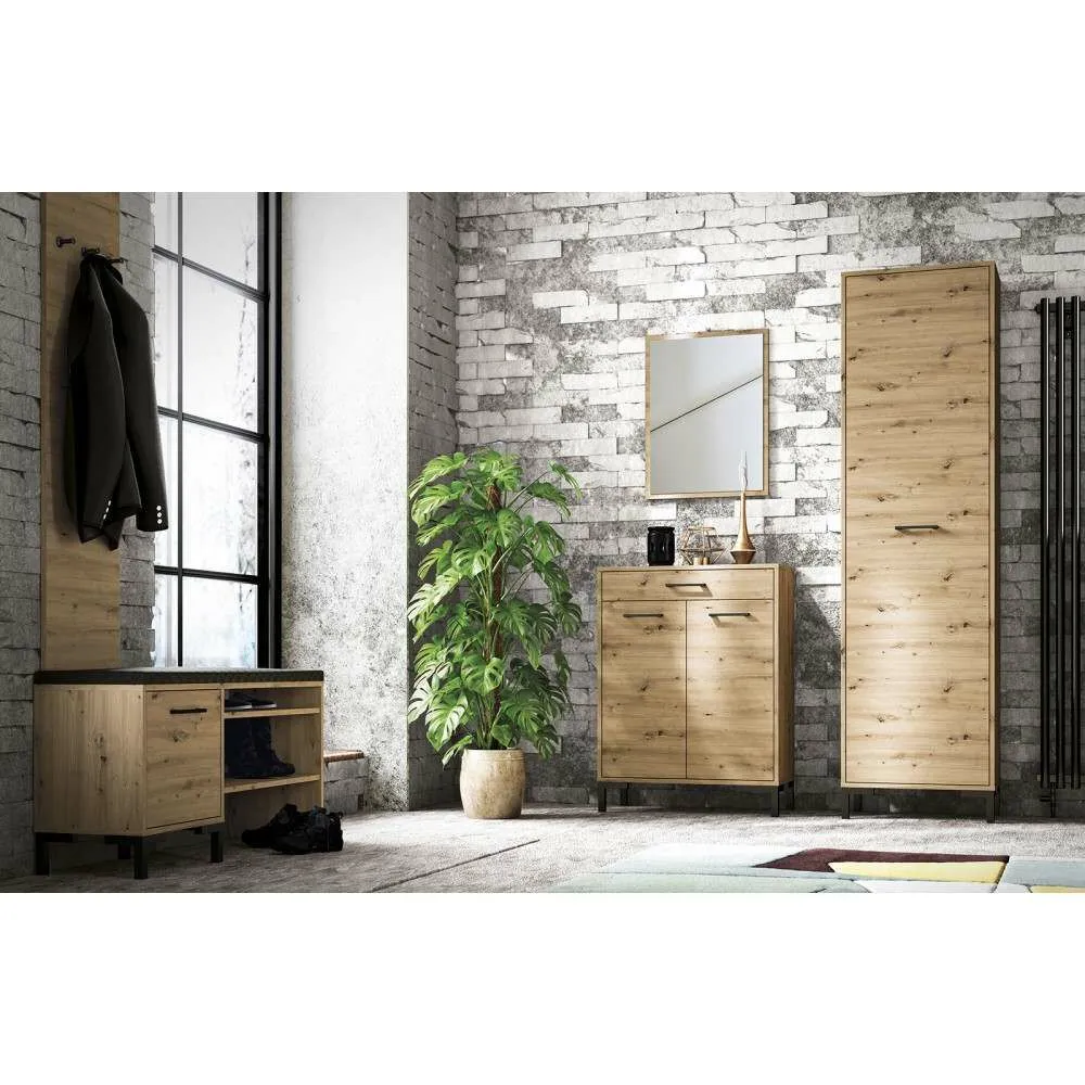 BA-SG103383-2 Moderni balta spinta NEVIO 01 su dviem durimis