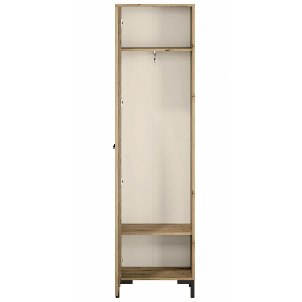 BA-SG103383-5 Moderni balta spinta NEVIO 01 su lentynomis