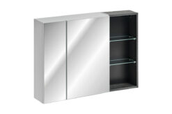 Komplektas 90 cm z szafką z lustrem