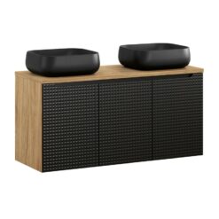 Komplektas 120 cm su stalviršiu ir 2 praustuvai Nika