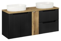 Komplektas 140 cm su stalviršiu ir 2 praustuvai Beyond