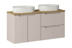 Komplektas 120 cm su stalviršiu ir 2 praustuvai Beyond