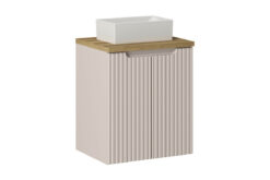 Komplektas 50cm su stalviršiu ir praustuvu Gaja