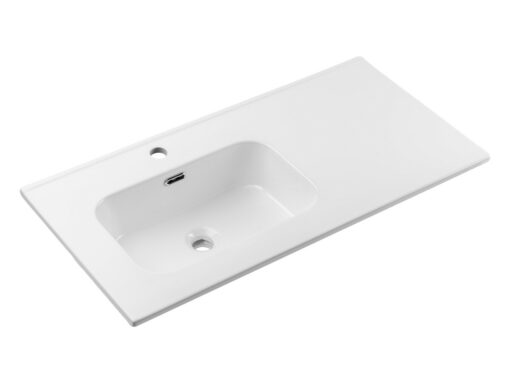 Praustuvas 90cm su stalviršiu ceramicznym