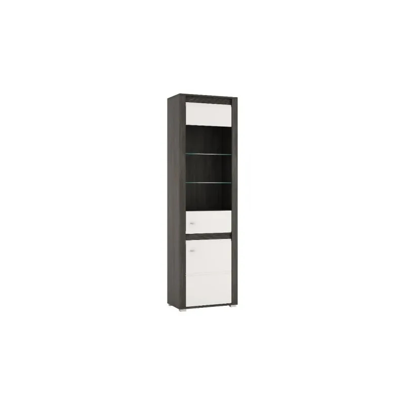 b839a0dcf209e3f2f782b31b7b738b21 Balta vitrina Sevilla Typ 01 su stiklinėmis durelėmis