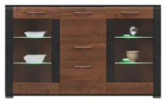ba-ik1001572 NA4 vitrina EUR moderni stiklinė ekspozicinė spinta