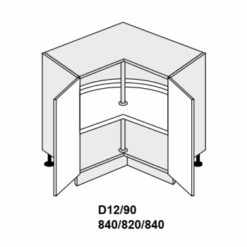 84 cm pastatoma spintelė D12 90 KOSZ GS147511