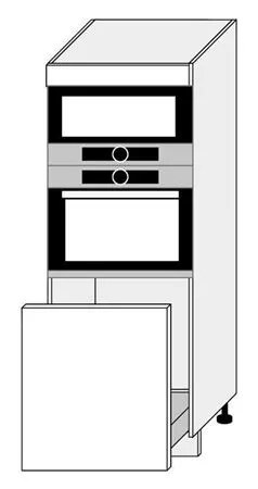 60 cm pastatoma spintelė 154cm D5AM 60 154 Mat GS147552
