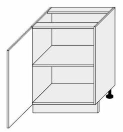 60 cm pastatoma spintelė D1D 60 GS147494