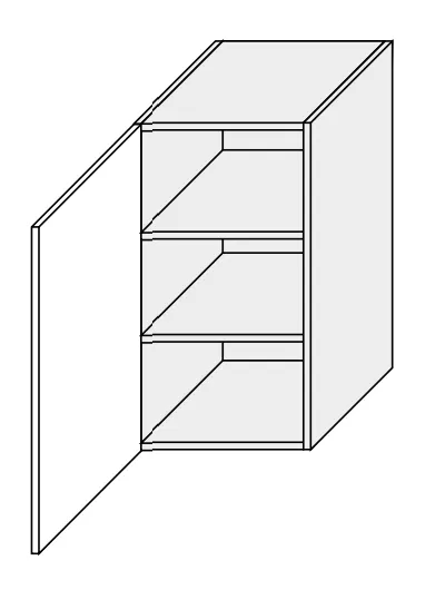 w2-4061 50 cm pakabinama spintelė 96 cm W4 50 GS135017