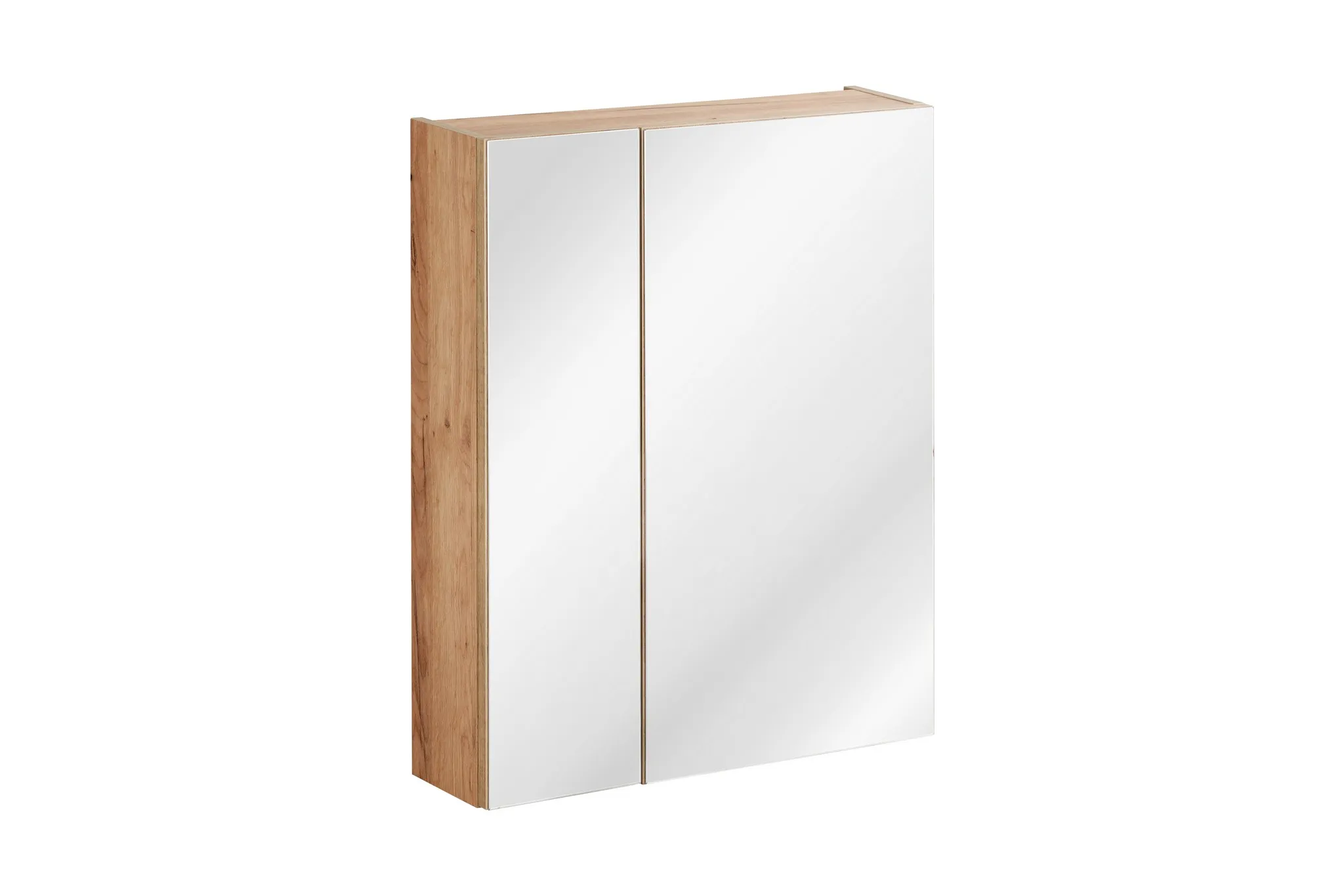 1-31 Vonios spintelė su veidrodžiu CAPRI OAK 842A moderniame interjere