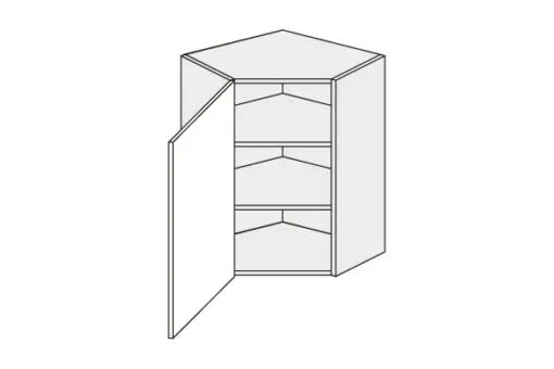 60 cm pakabinama spintelė 96 cm W4 10/60 GS135035
