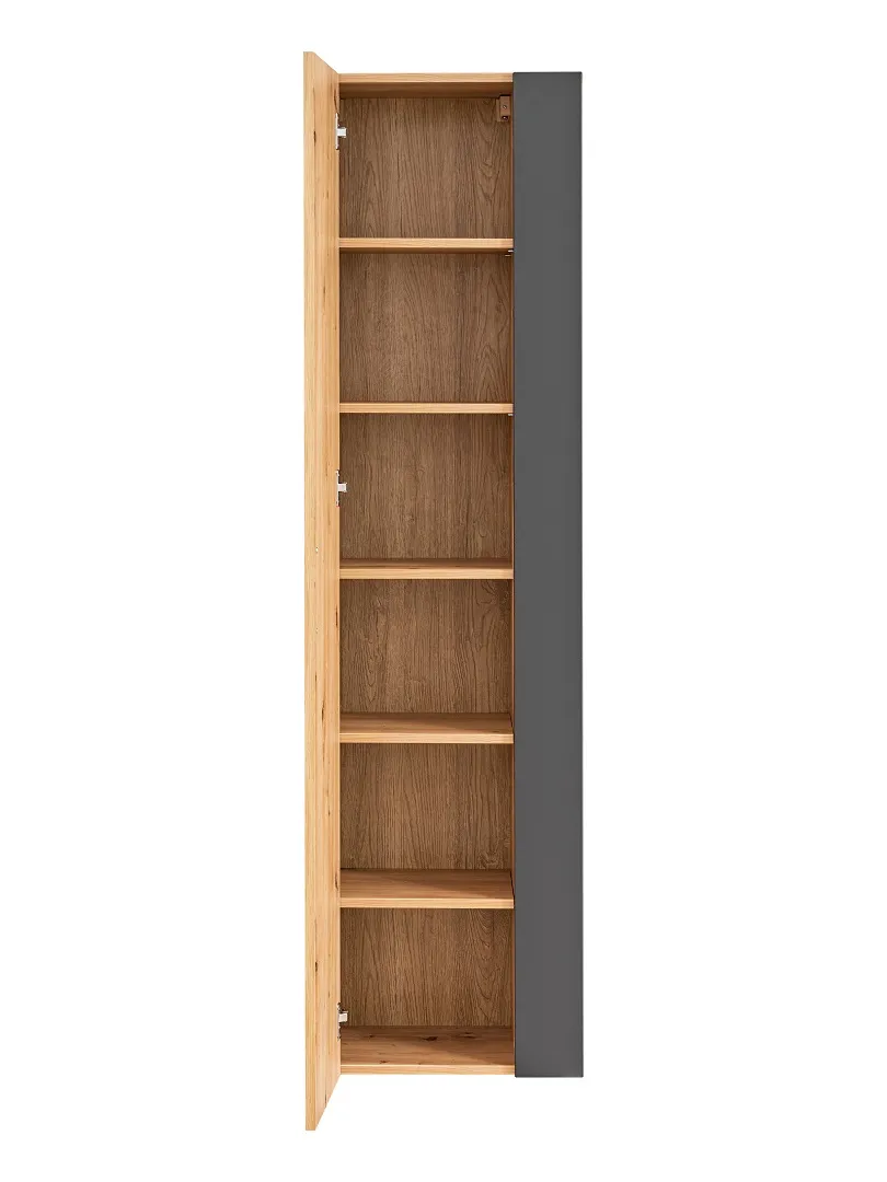 803-1 Pilka vonios spintelė MADERA GREY 803 su moderniu dizainu