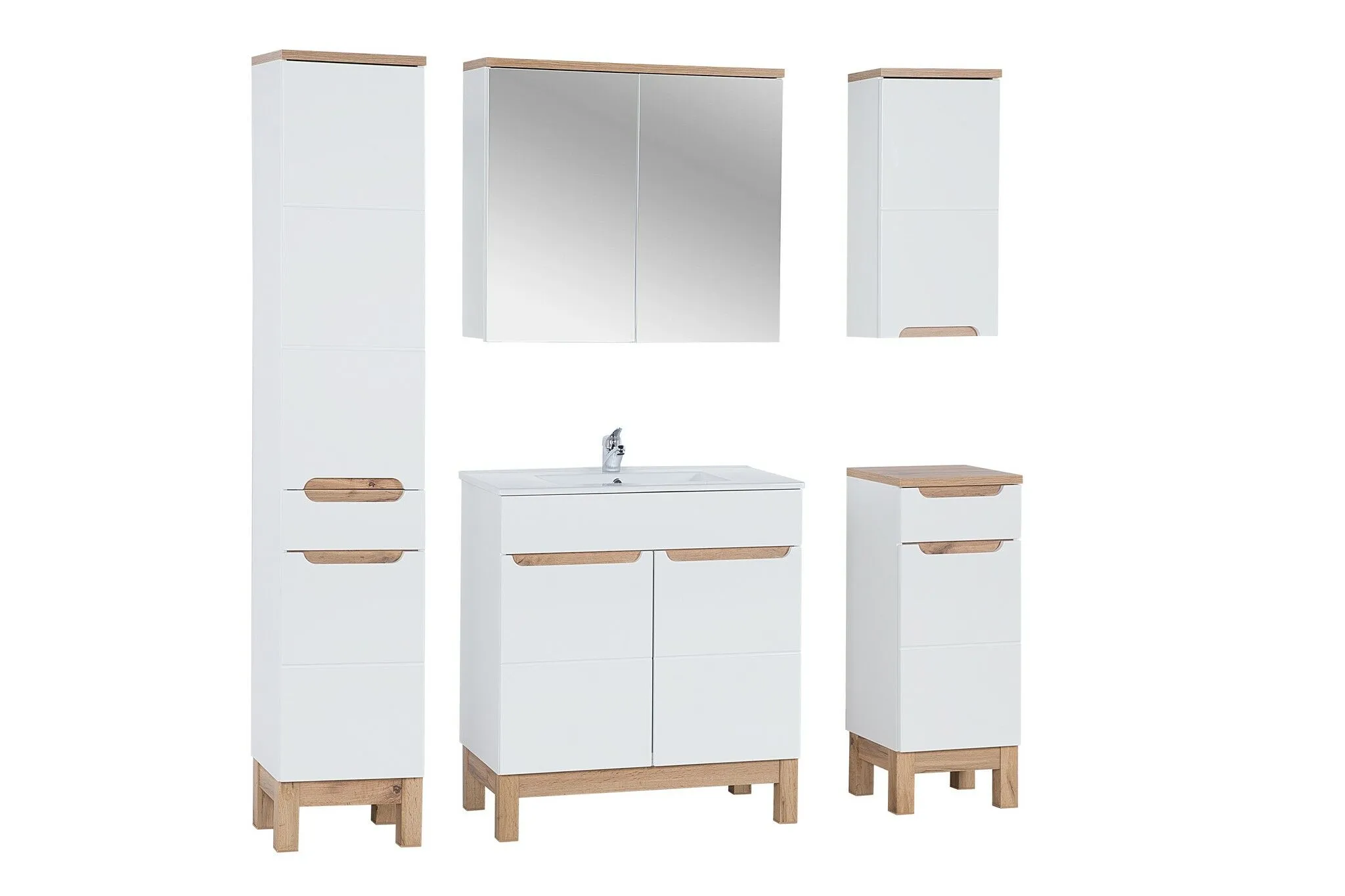BA-GS2439386-1 Balta vonios spintelė BALI WHITE 830 su moderniu dizainu