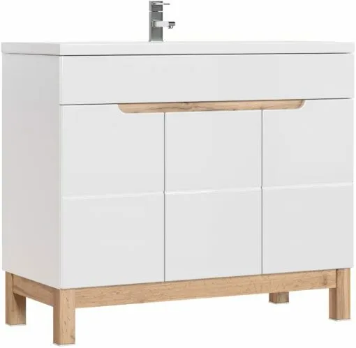 Vonios spintelė praustuvui BALI WHITE 825 - 100 cm