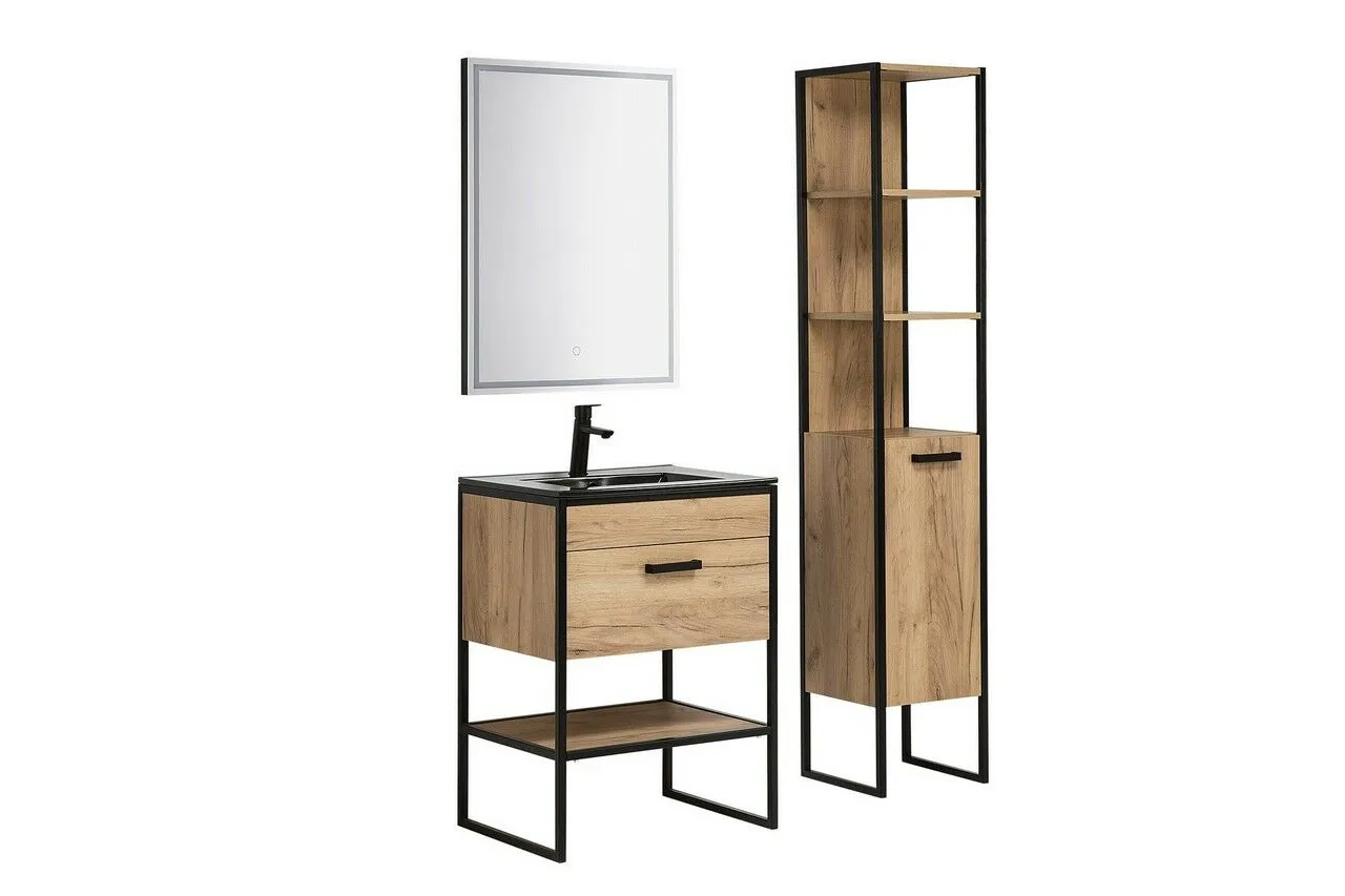 BA-GS2439579-3 BROOKLIN SET 60 cm modernus vonios baldų komplektas