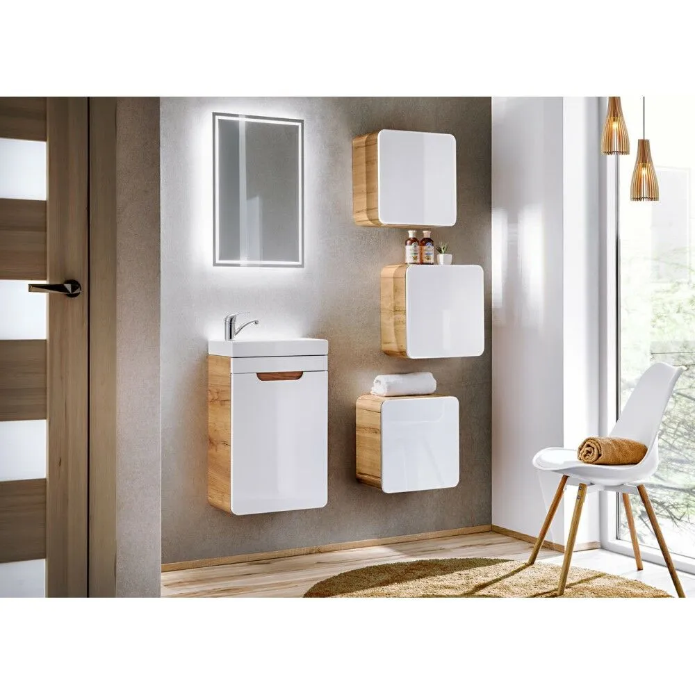 BA-GS2439640-8 ARUBA SET 80 universalus vonios baldų komplektas su praustuvu