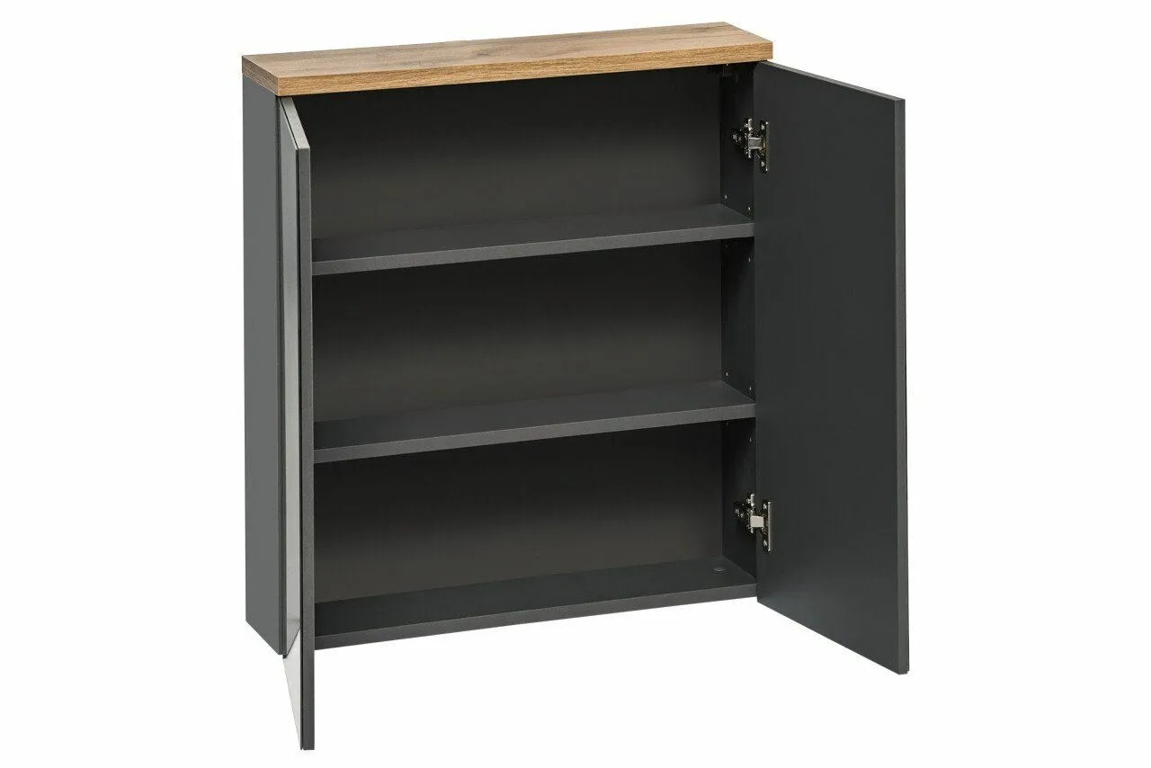 BA-GS2439657-8 Pilkas BALI Grey 80 cm lauko baldų komplektas terasai