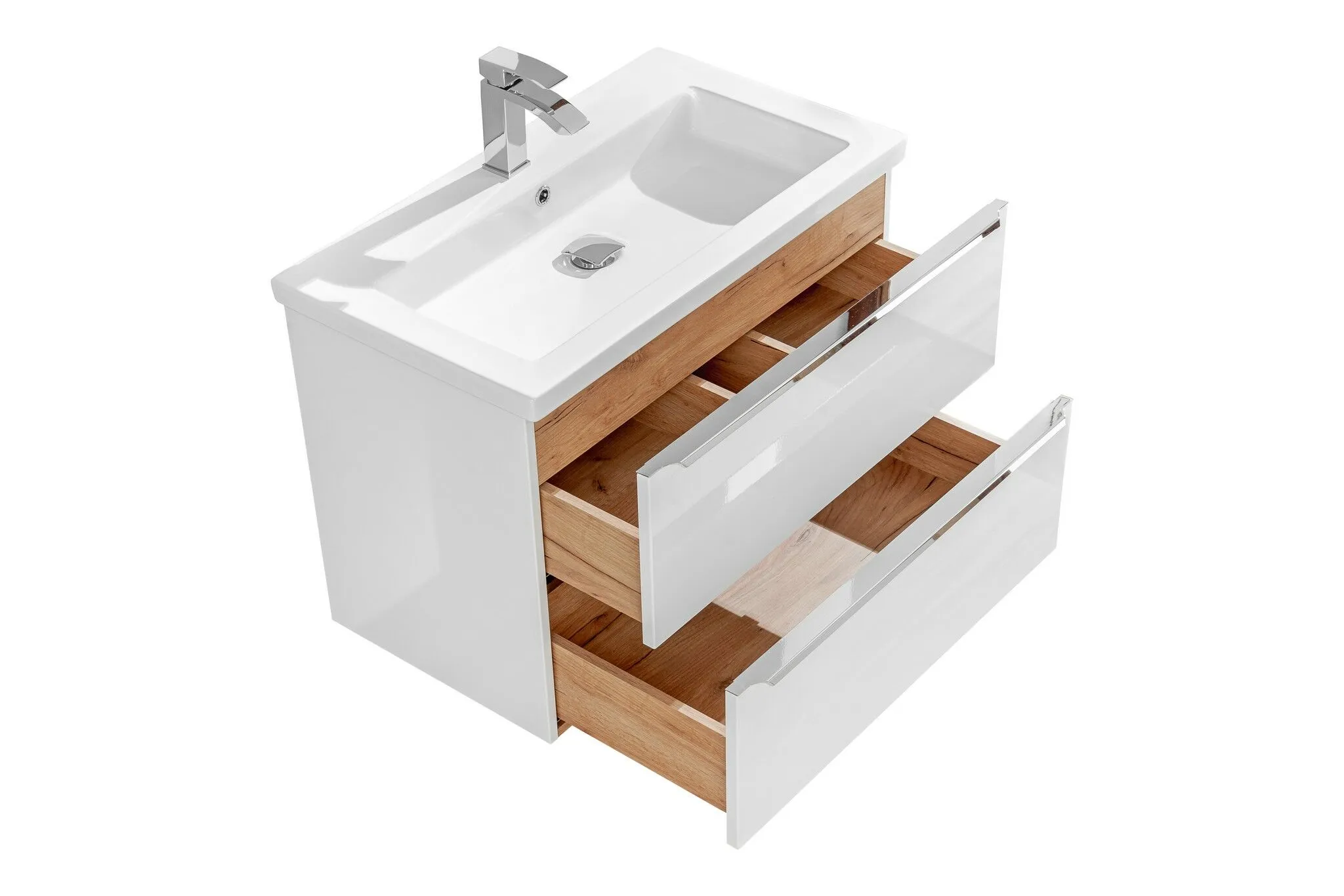 BA-GS2439662-11 Baltas Capri vonios kambario baldų komplektas 80 cm