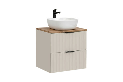 Komplektas 60 cm su stalviršiu ir praustuvas Smile