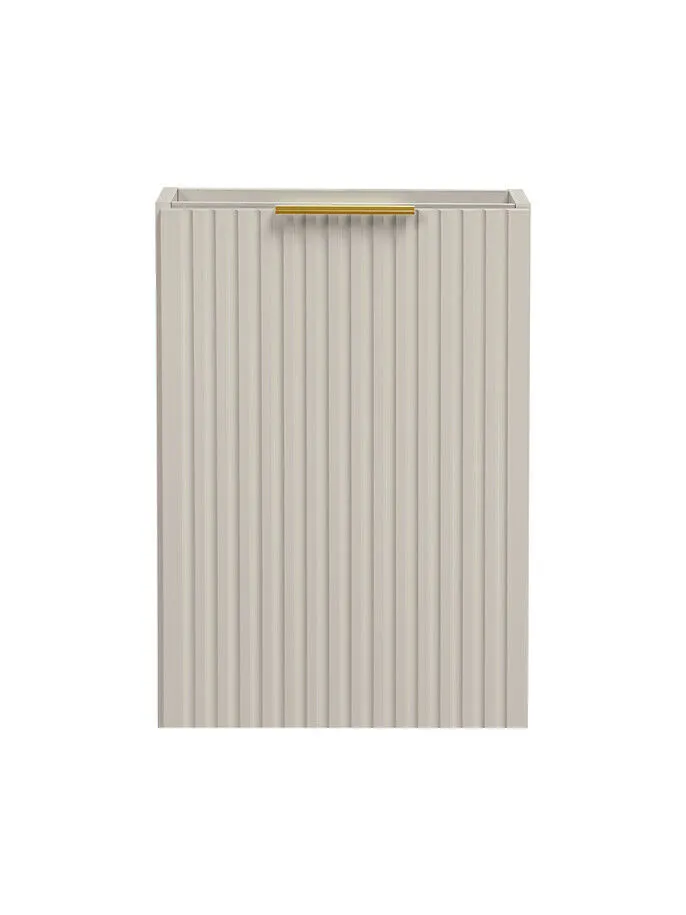 BA-VL100039-2 Balta praustuvės spintelė 40 cm su viena durele