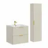 Komplektas 60cm su praustuvu SKY ir spintelė