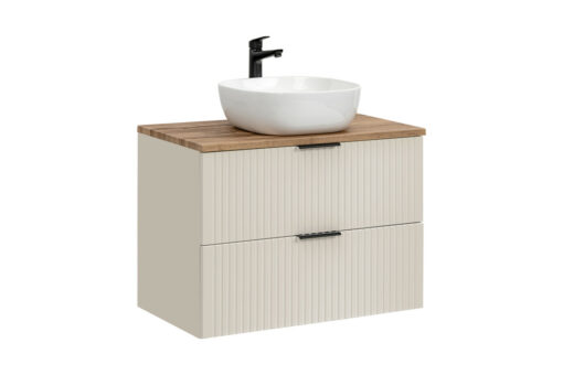 Komplektas 80cm su stalviršiu ir praustuvas Smile