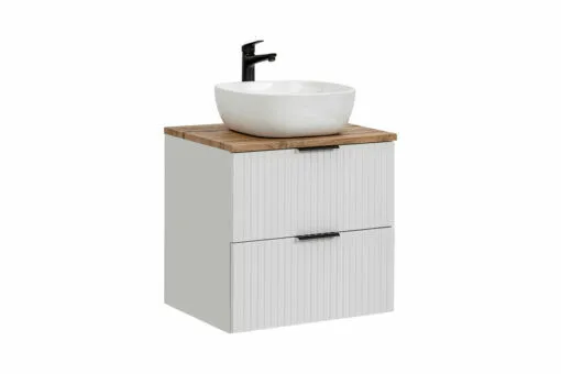 Komplektas 60 cm su stalviršiu ir praustuvas Smile