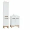 Komplektas 60cm su praustuvu ir spintelė