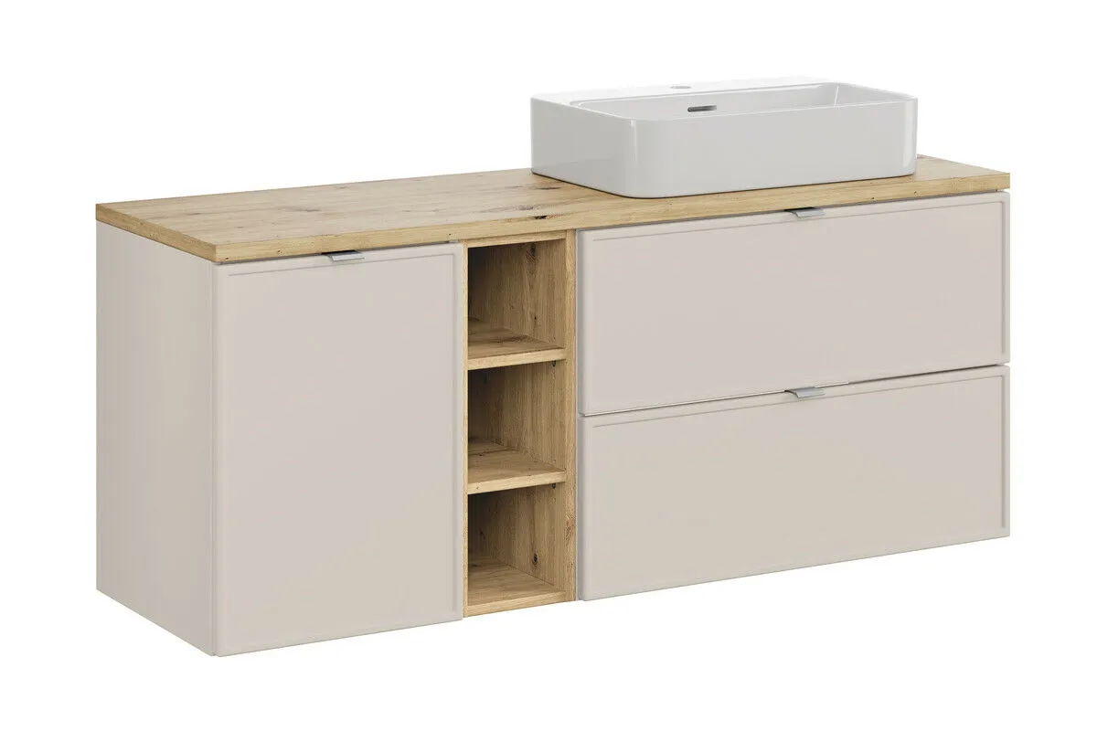 BA-VL100119-1 Komplektas 140cm su stalviršiu ir praustuvu Trust