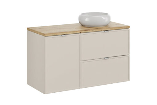 Komplektas 100 cm su stalviršiu ir praustuvas Wiki