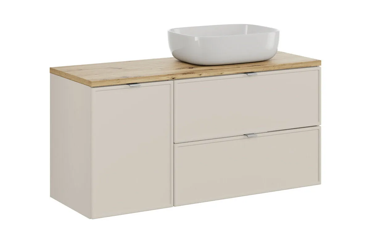 BA-VL100124-1 Komplektas 120 cm su stalviršiu ir praustuvas Smile