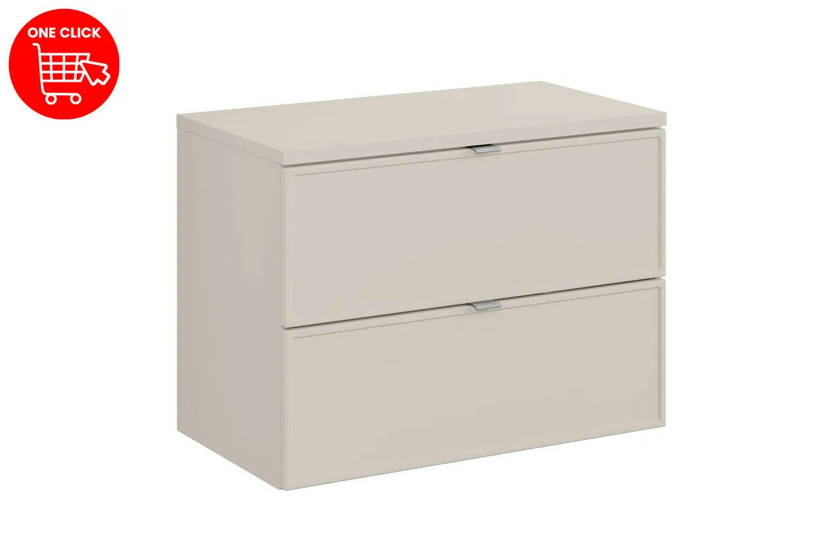 BA-VL100140-2 80 cm komplektas su stalviršiu moderniam vonios kambariui