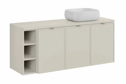 Komplektas 140cm su stalviršiu ir praustuvu Nika
