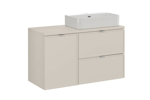 Komplektas 100 cm su stalviršiu ir praustuvas Trust