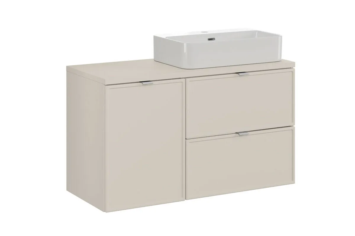 BA-VL100148-1 Komplektas 100 cm su stalviršiu ir praustuvas Trust