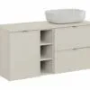 Komplektas 120 cm su stalviršiu ir praustuvas Smile