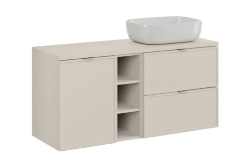 Komplektas 120 cm su stalviršiu ir praustuvas Smile