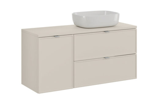 Komplektas 120 cm su stalviršiu ir praustuvas Smile